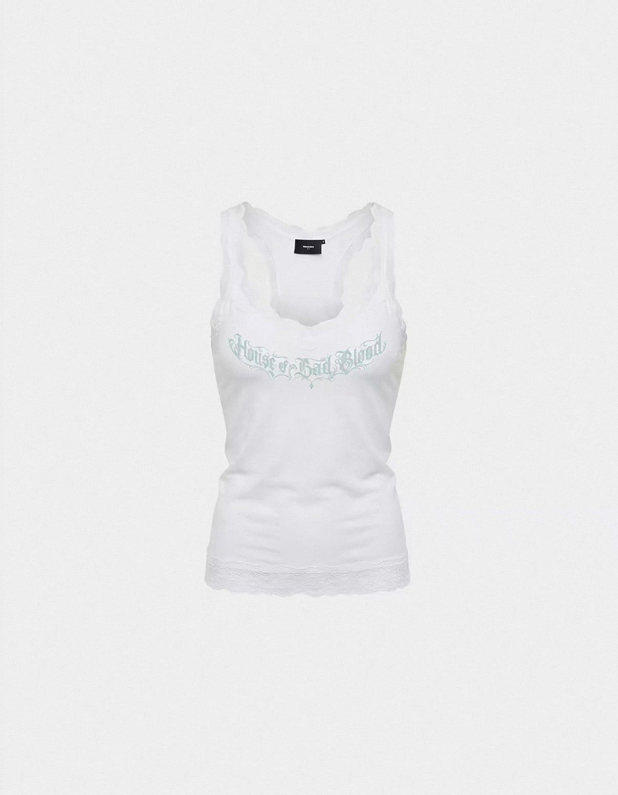 BADBLOOD House of Bad Blood Lace Racerback Tank Top