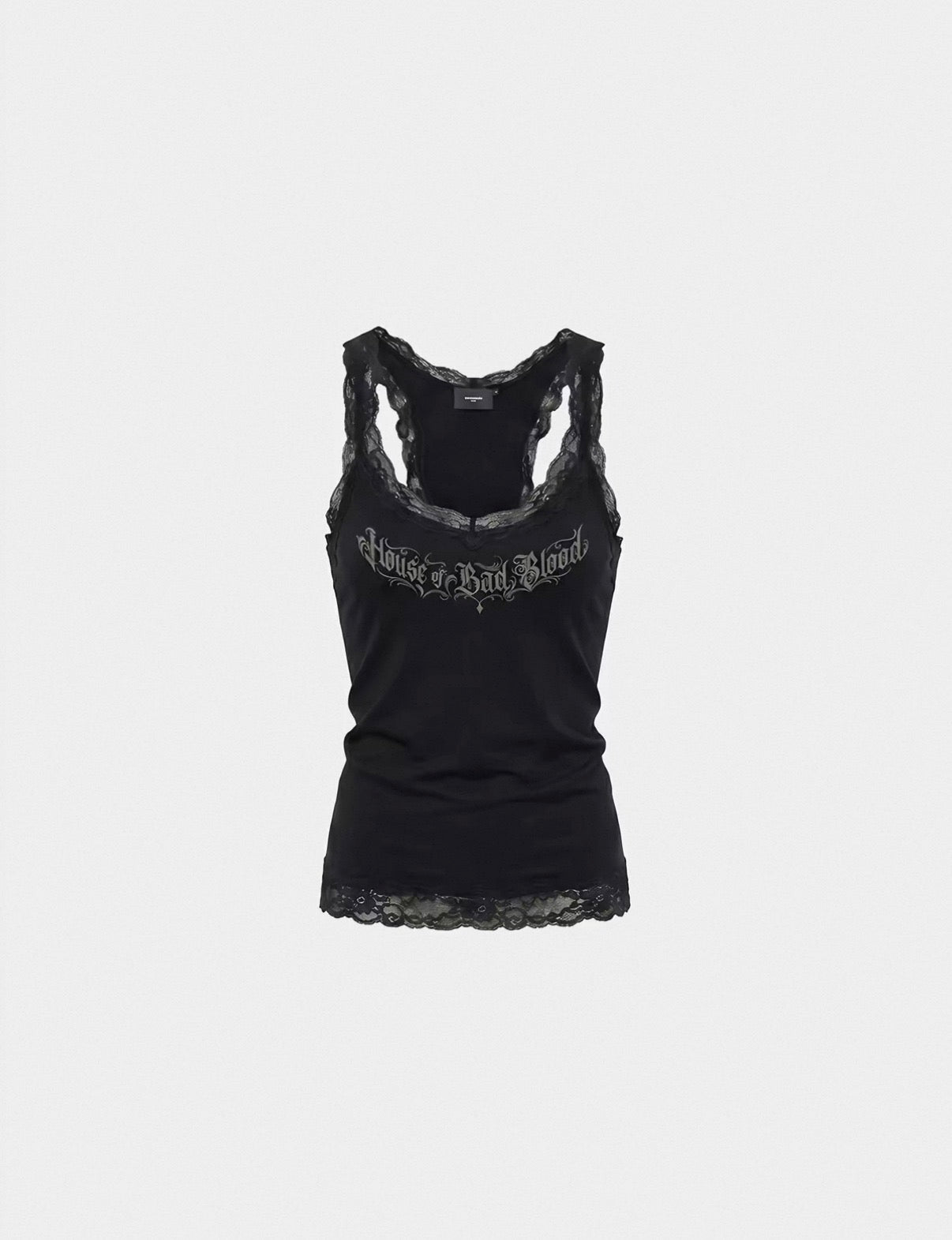 BADBLOOD House of Bad Blood Lace Racerback Tank Top