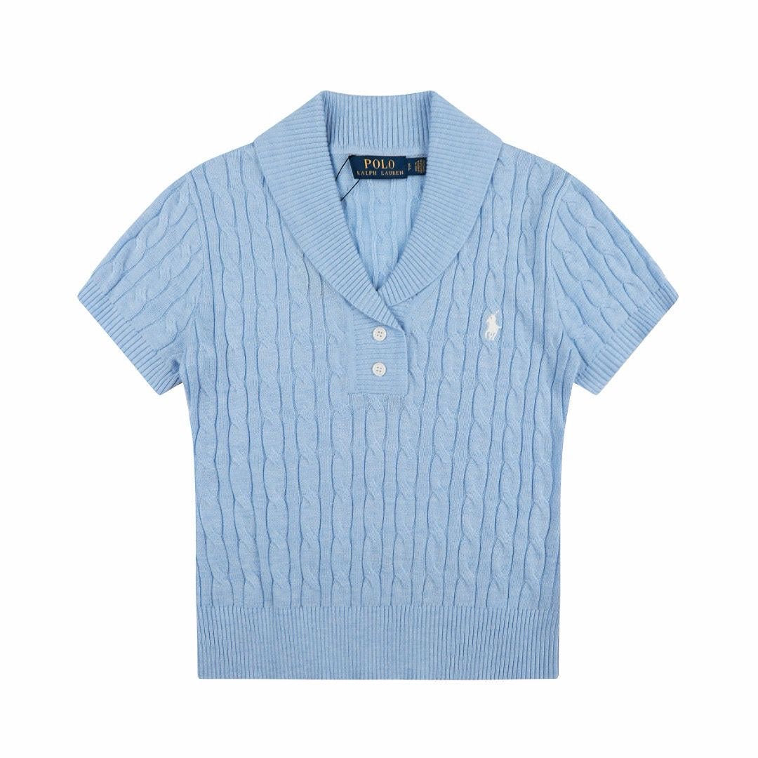 Polo Short-Sleeve Johnny Collar Polo Sweater