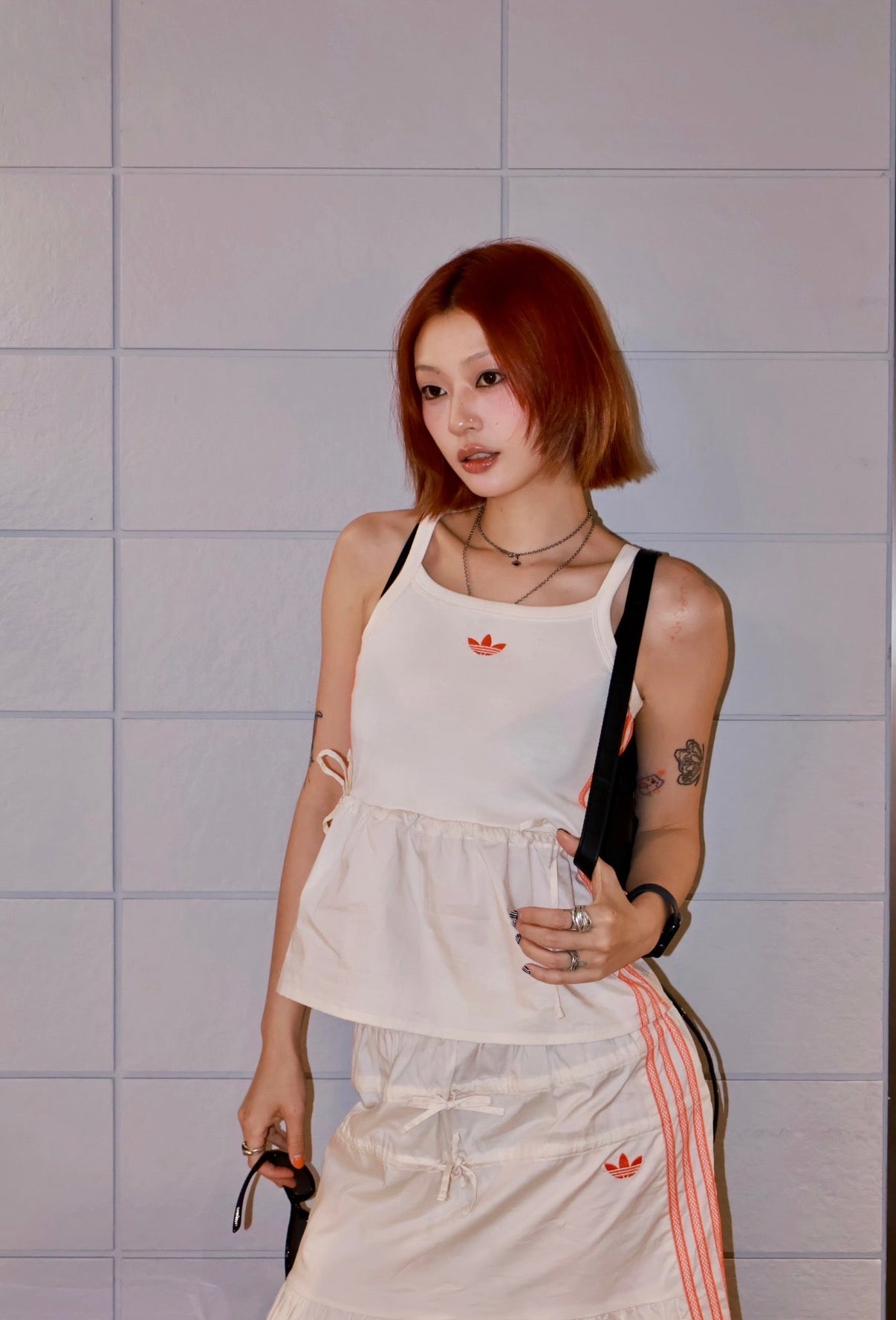 adidas Originals Women Classic 3-Stripes Slim Camisole Tank Top