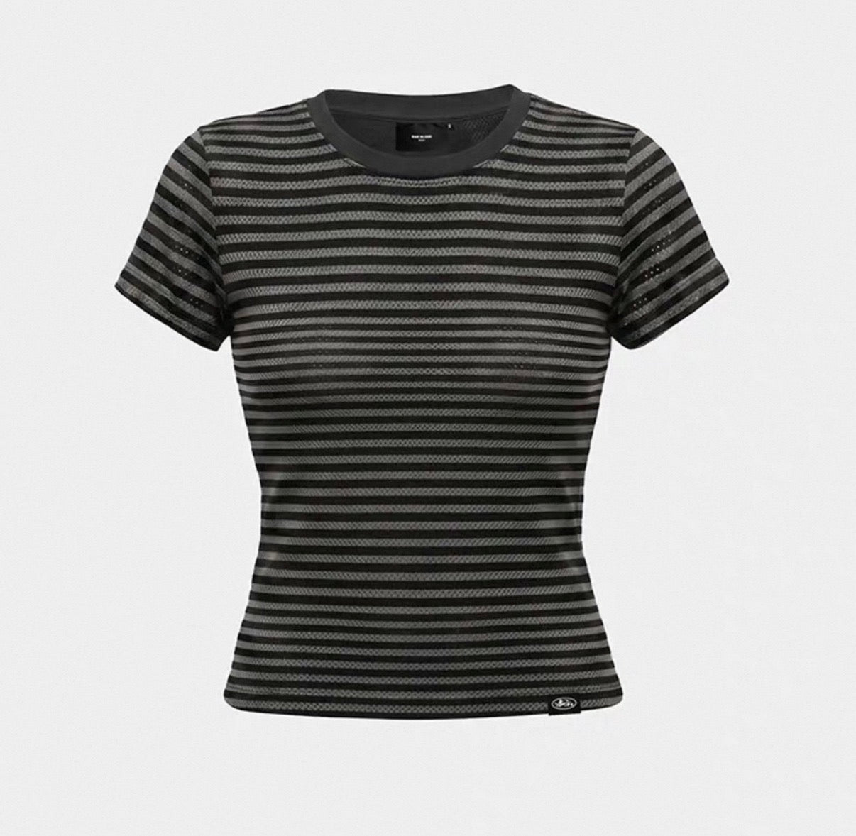 Bad blood Stripe Slim Fit Short Sleeve T-Shirt