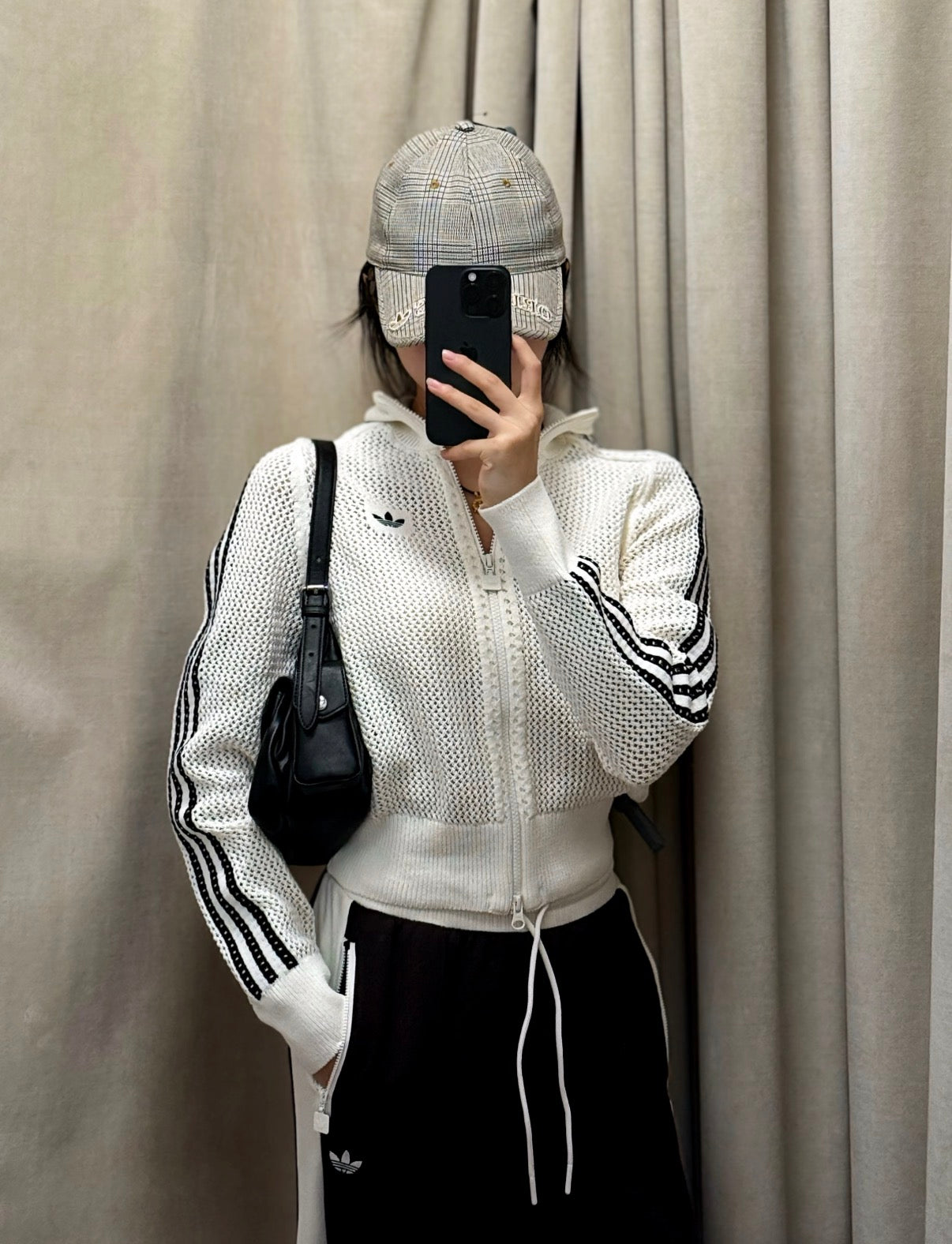Adidas Originals Women's Knitted Crochet Firebird Track Top