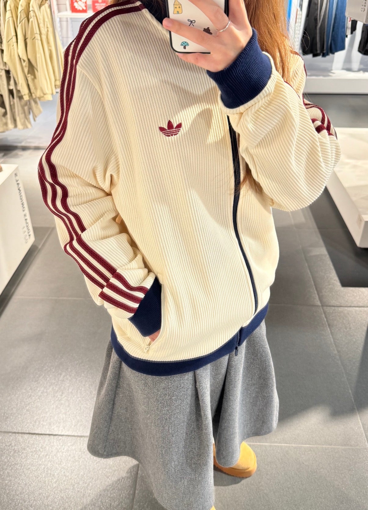 Adidas Originals Men's/Women's Adicolor Classics Waffle Track Top