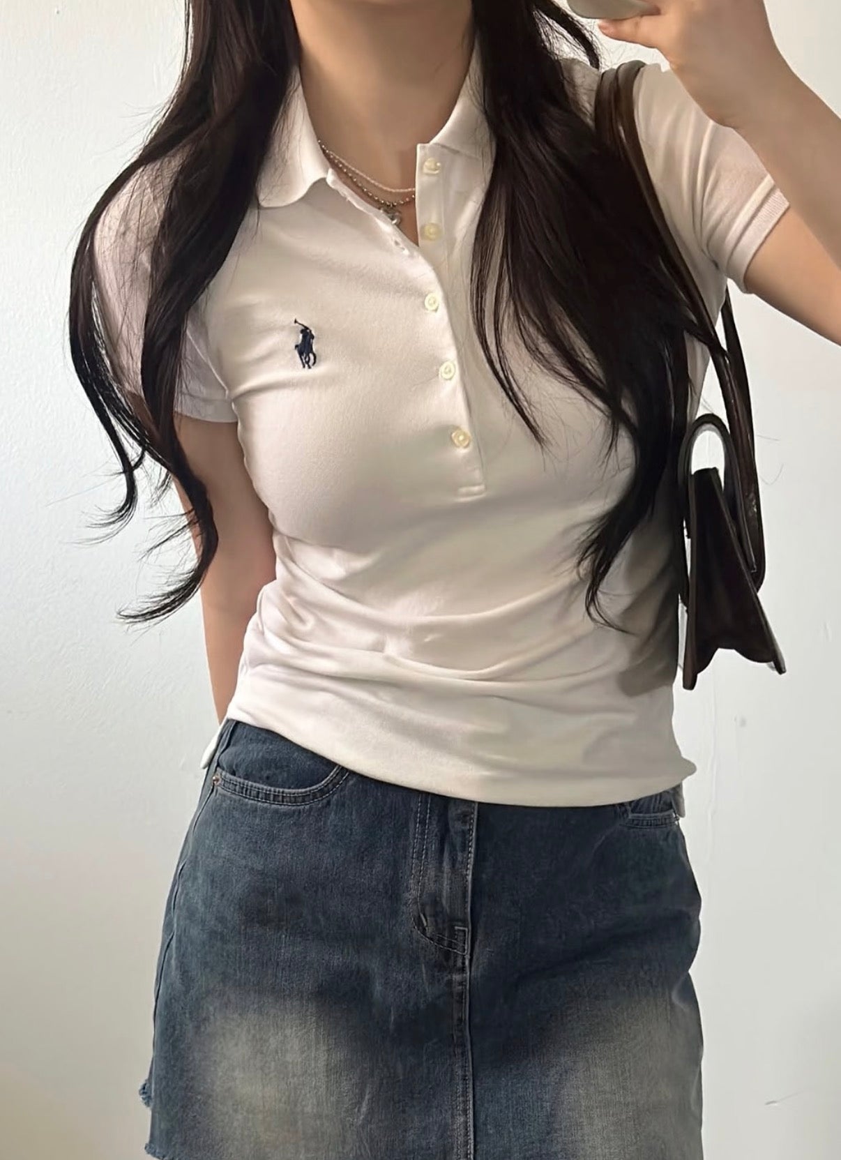Polo Ralph Lauren Women's Custom Slim Fit Stretch Piqué Polo Shirt
