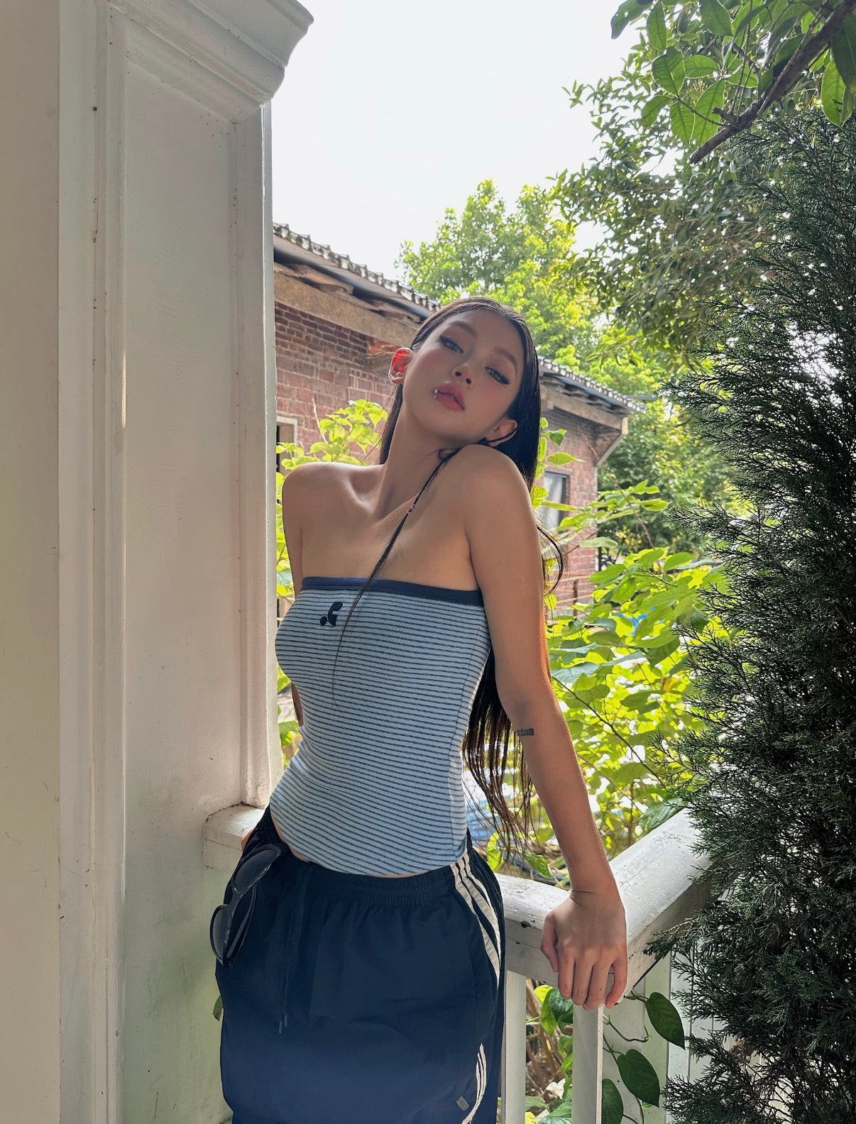 Rest & Recreation STRIPE TUBE TOP