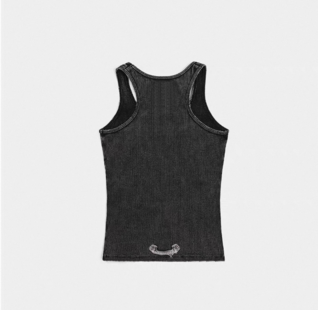 Badblood Vintage Washed 91 Patch Ribbed Tank Top