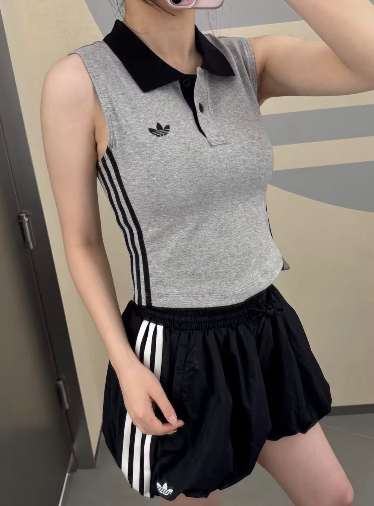 Adidas Originals Women's Sleeveless Polo Tank Top