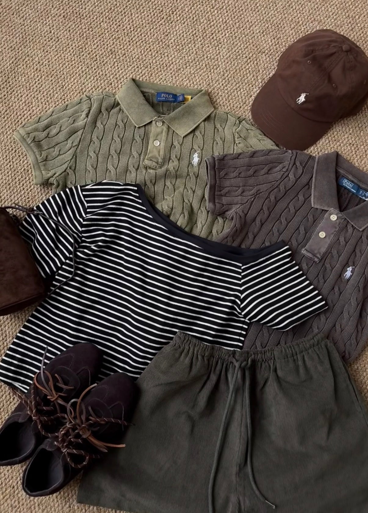 Polo Sweater -olive green