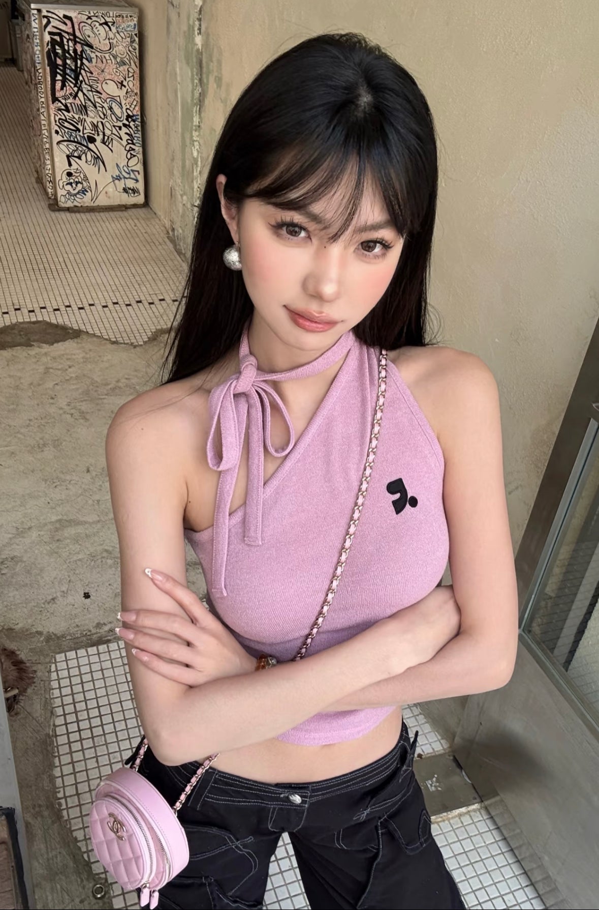 RR Off-shoulder vest