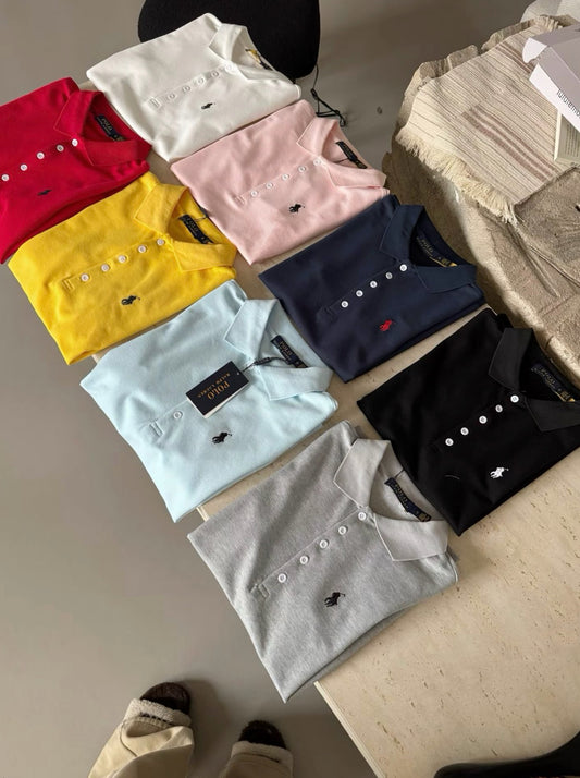 Polo Ralph Lauren Women's Custom Slim Fit Stretch Piqué Polo Shirt