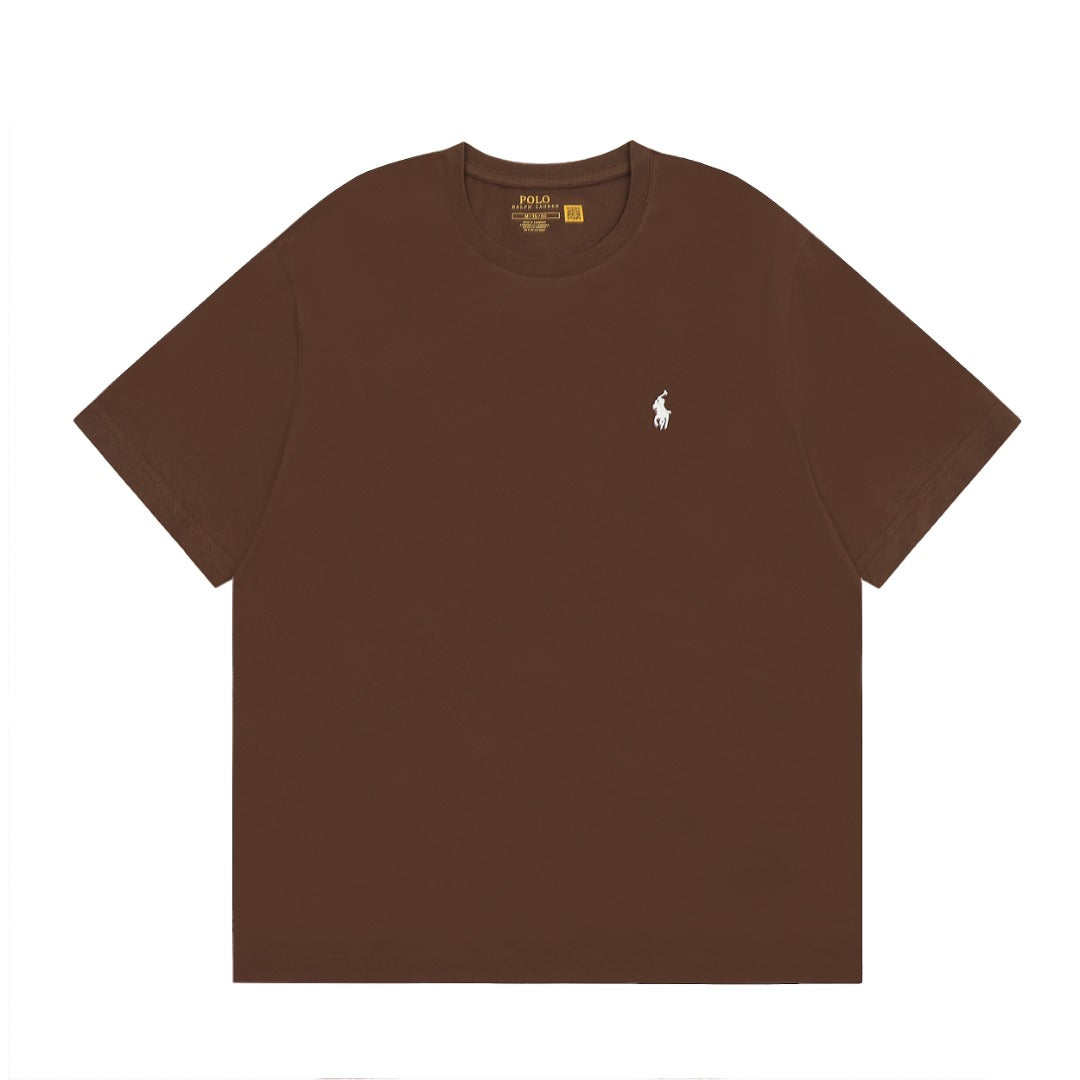 Polo Ralph Lauren Classic Crew Neck T-Shirt with Pony Embroidery(男女同款)￼