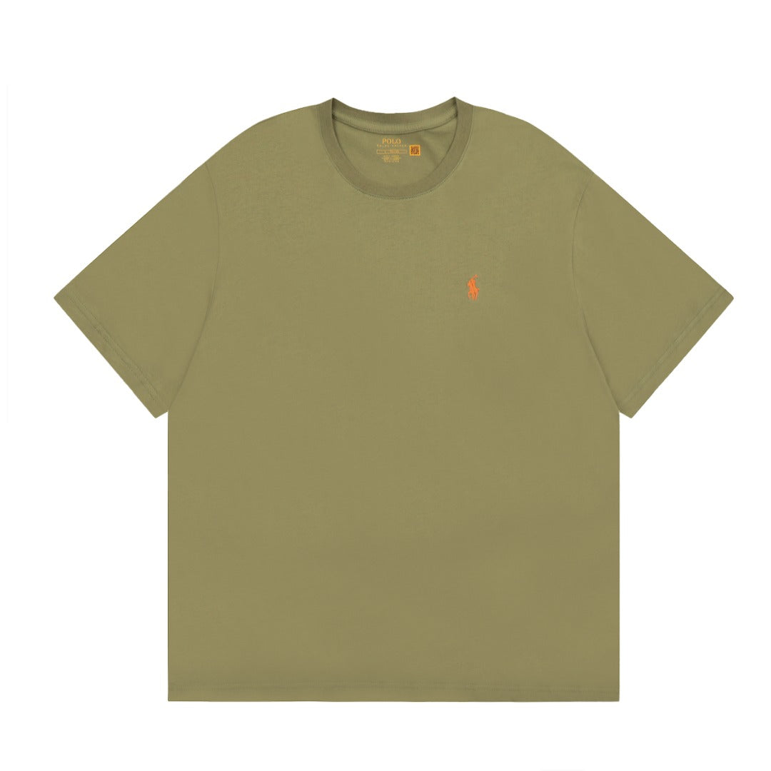 Polo Ralph Lauren Classic Crew Neck T-Shirt with Pony Embroidery(男女同款)￼