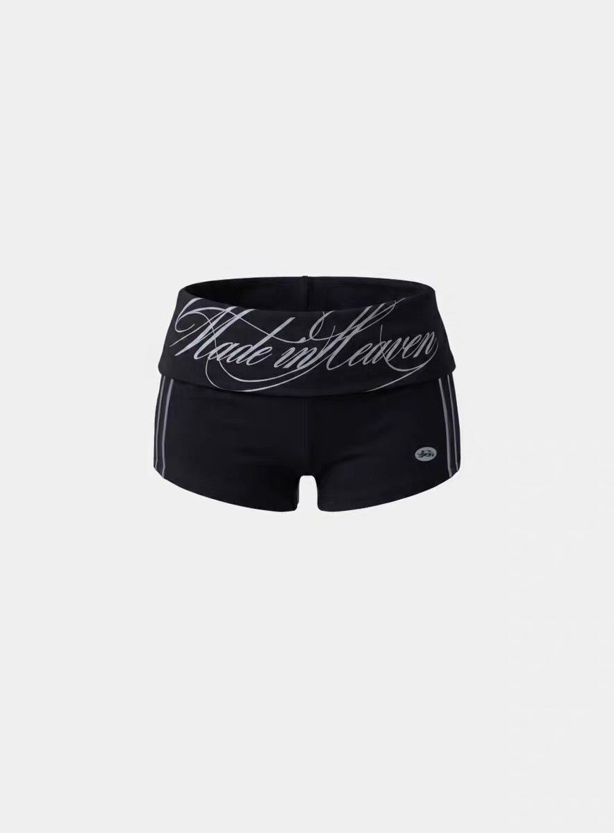 Badblood Made in Heaven Fold-Over Shorts