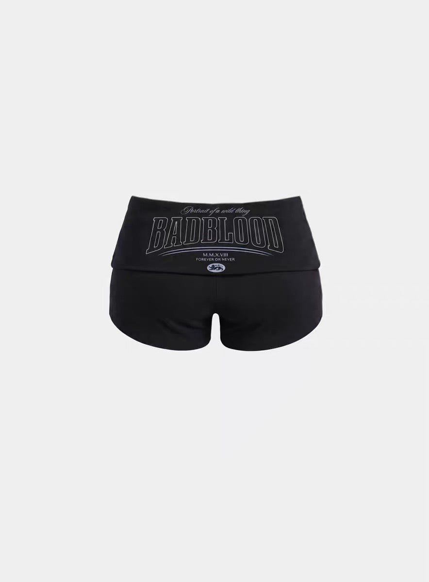 Badblood Made in Heaven Fold-Over Shorts