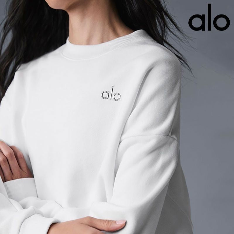 Alo Yoga Fleece Accolade crewneck sweatshirt