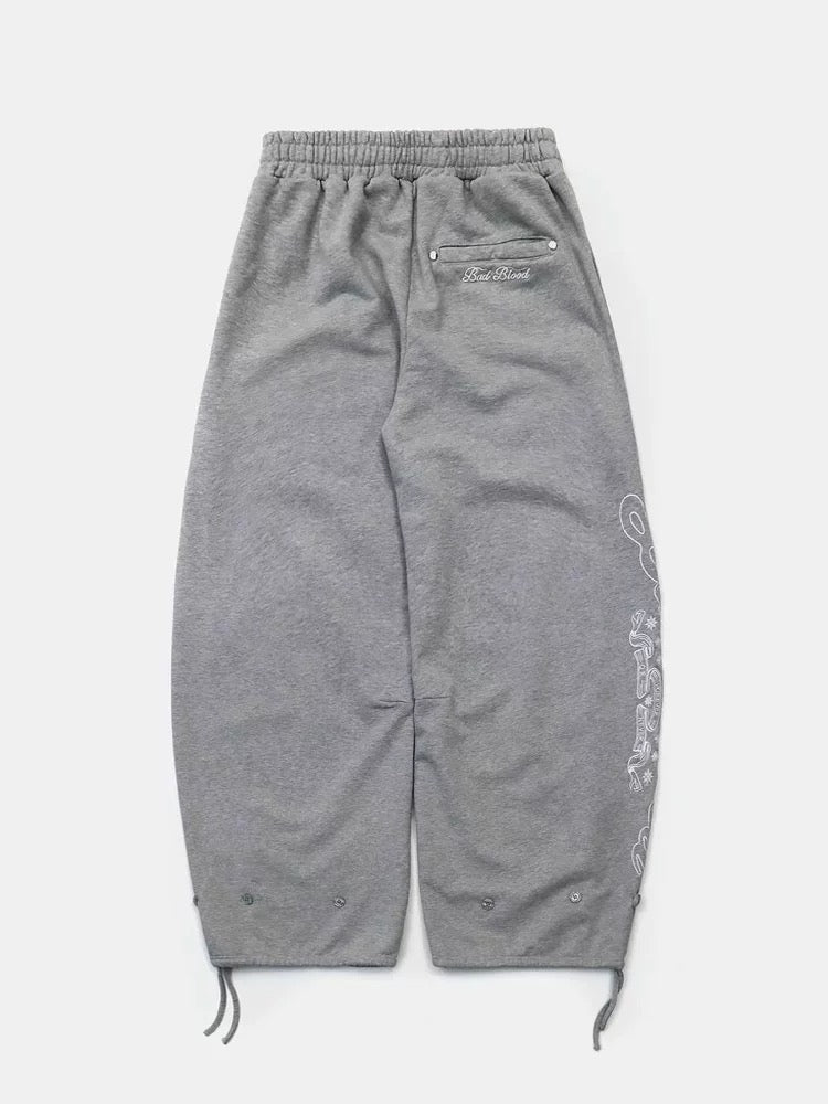 Badblood Mystic Capsule 2 Way Curved Jogger Trousers - Grey