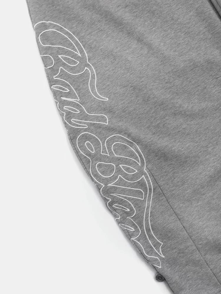 Badblood Mystic Capsule 2 Way Curved Jogger Trousers - Grey