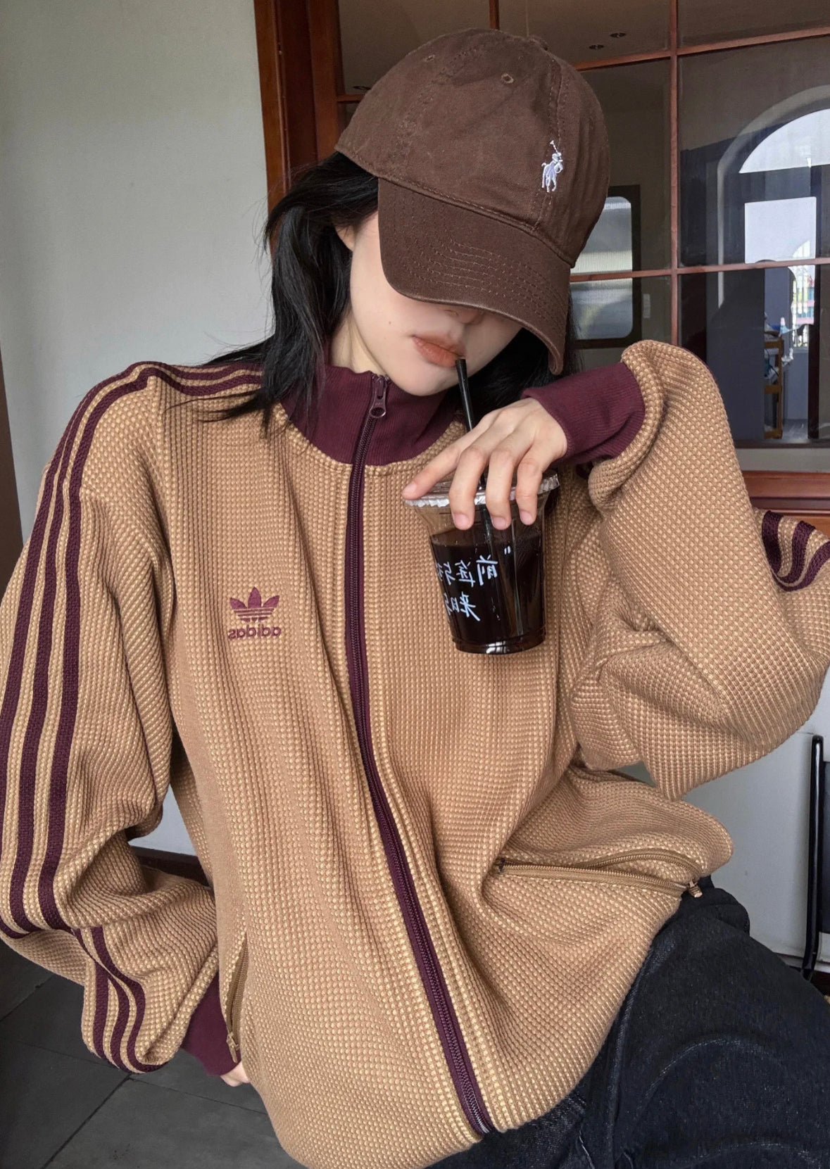 ADIDAS KNIT TRACK TOP