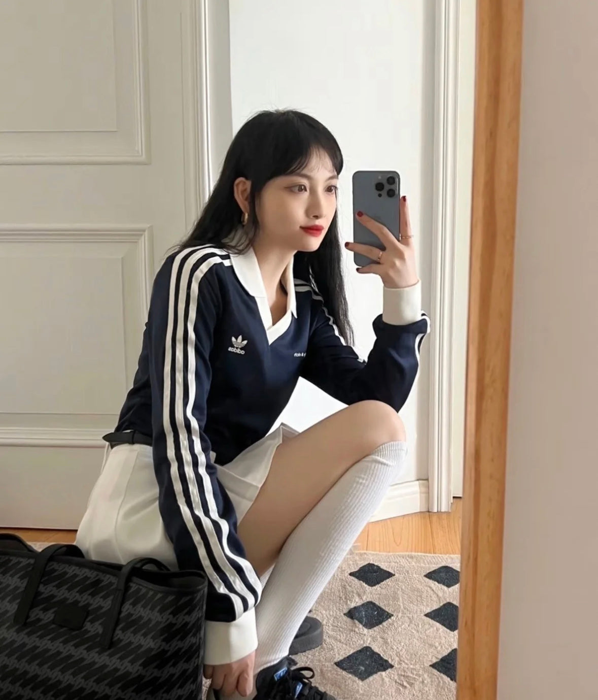 ADIDAS X SPORTY & RICH LONG SLEEVE SOCCER JERSEY