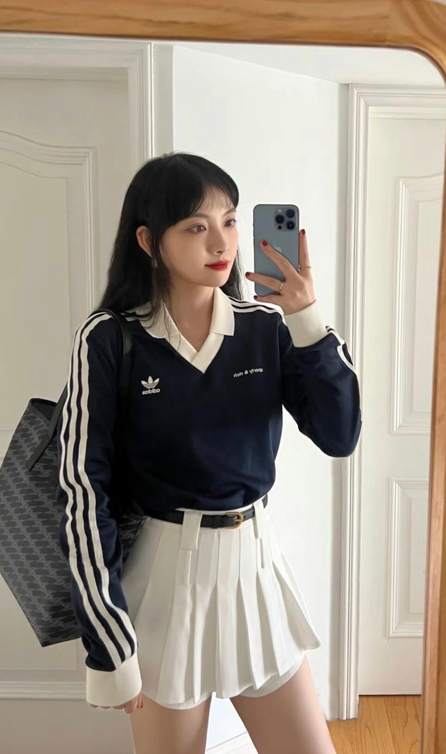 ADIDAS X SPORTY & RICH LONG SLEEVE SOCCER JERSEY