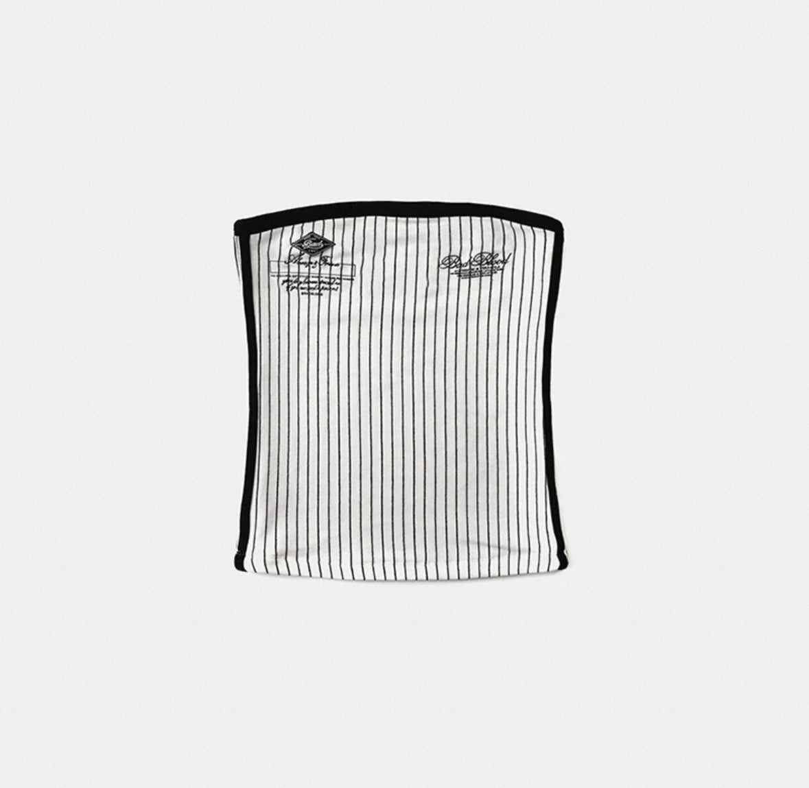 Badblood Classic Logo Stripe Tube Top