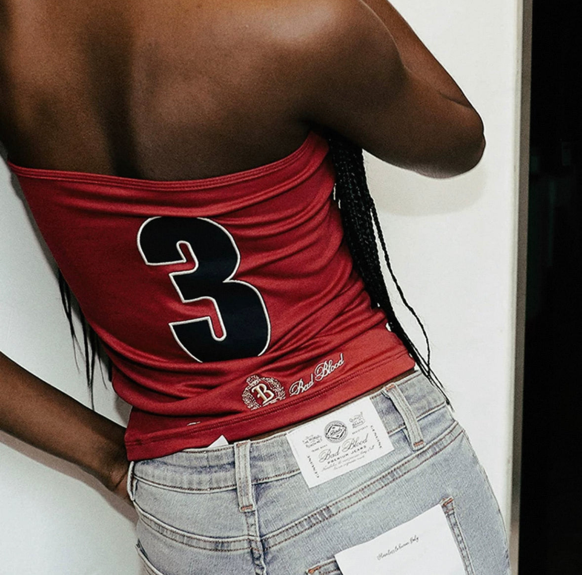 Badblood [w-tnk25-019] Classic Logo Tube Top