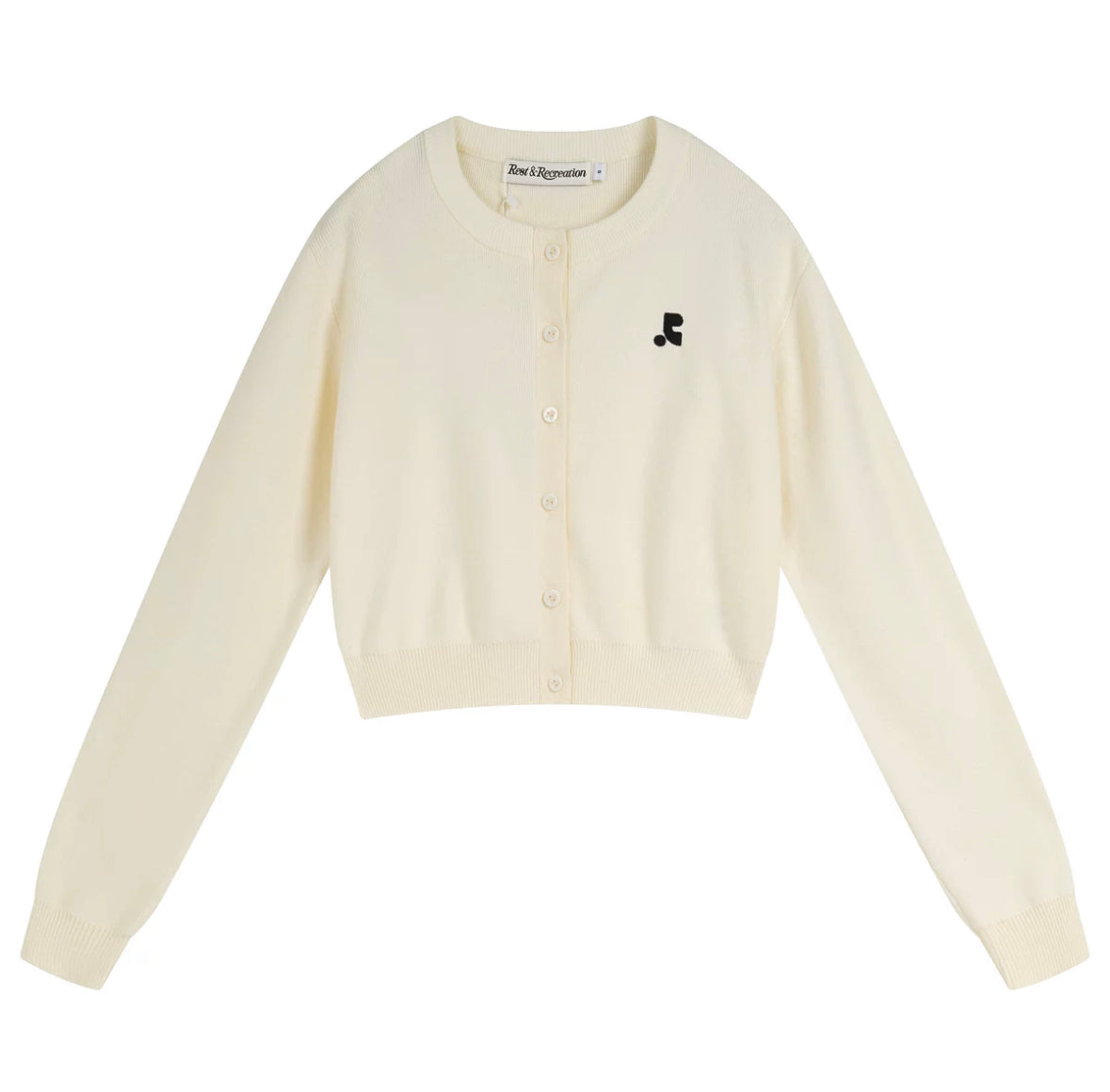 RR Logo cropped cardigan