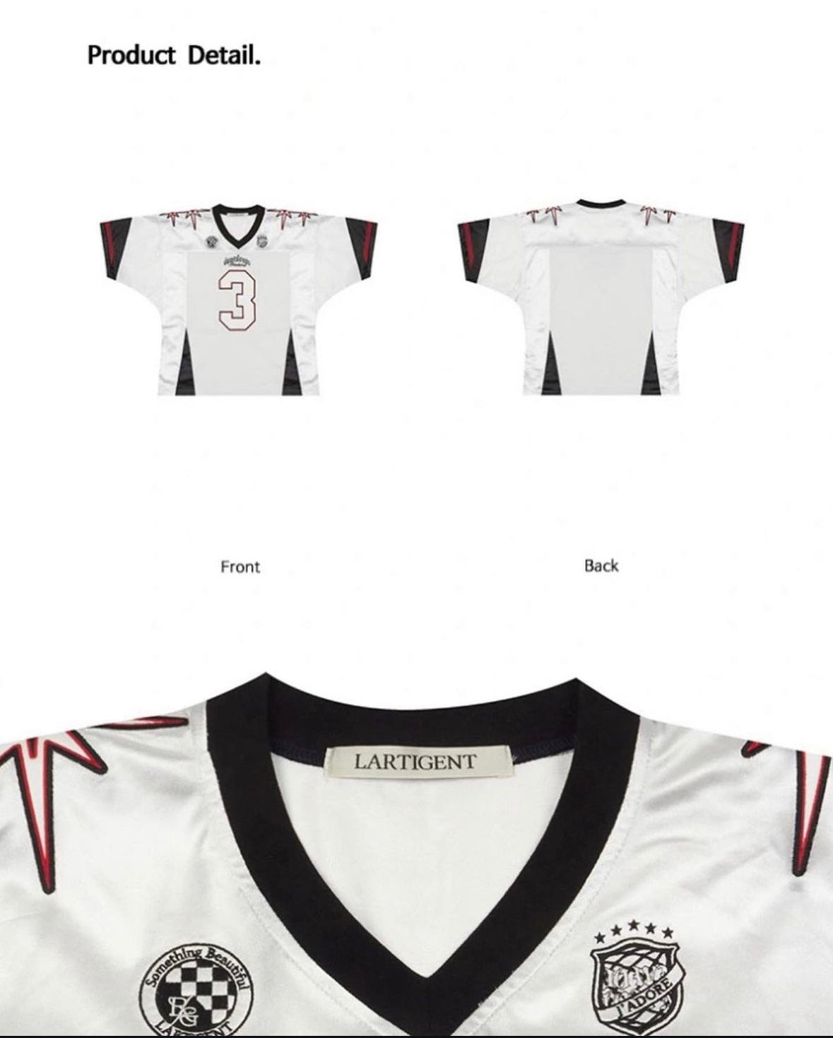Lartigent L9 BIG NUMBER FOOTBALL TOP