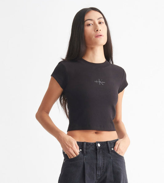 Calvin Klein Jeans  Monogram Tee-Black