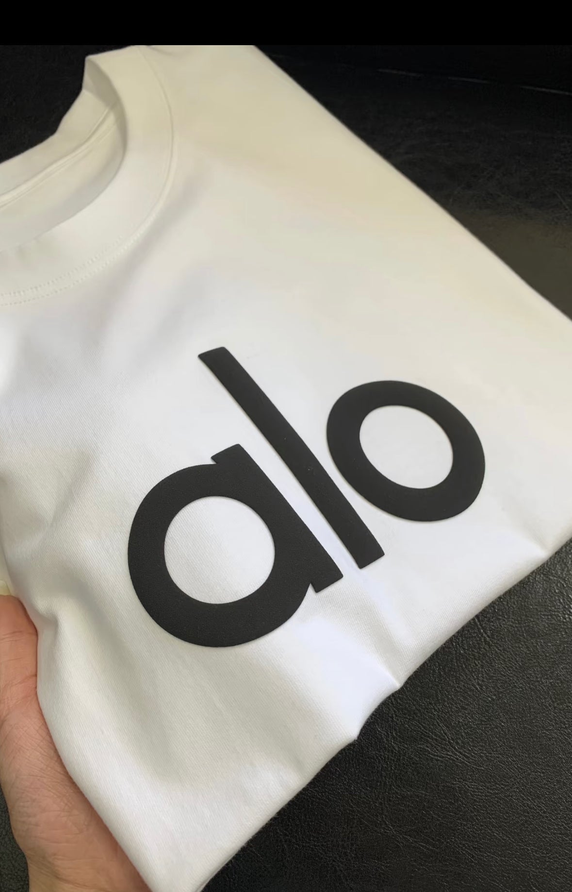 Alo Front and back logo T-shirt