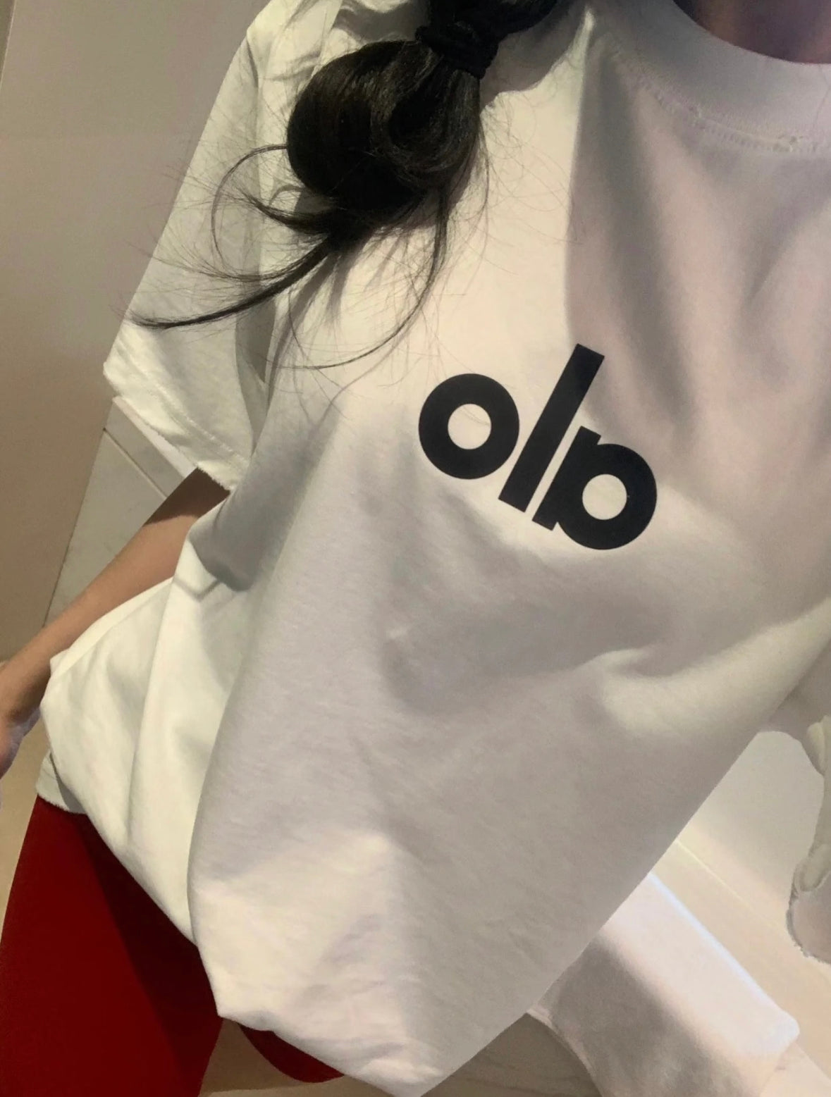 Alo Front and back logo T-shirt