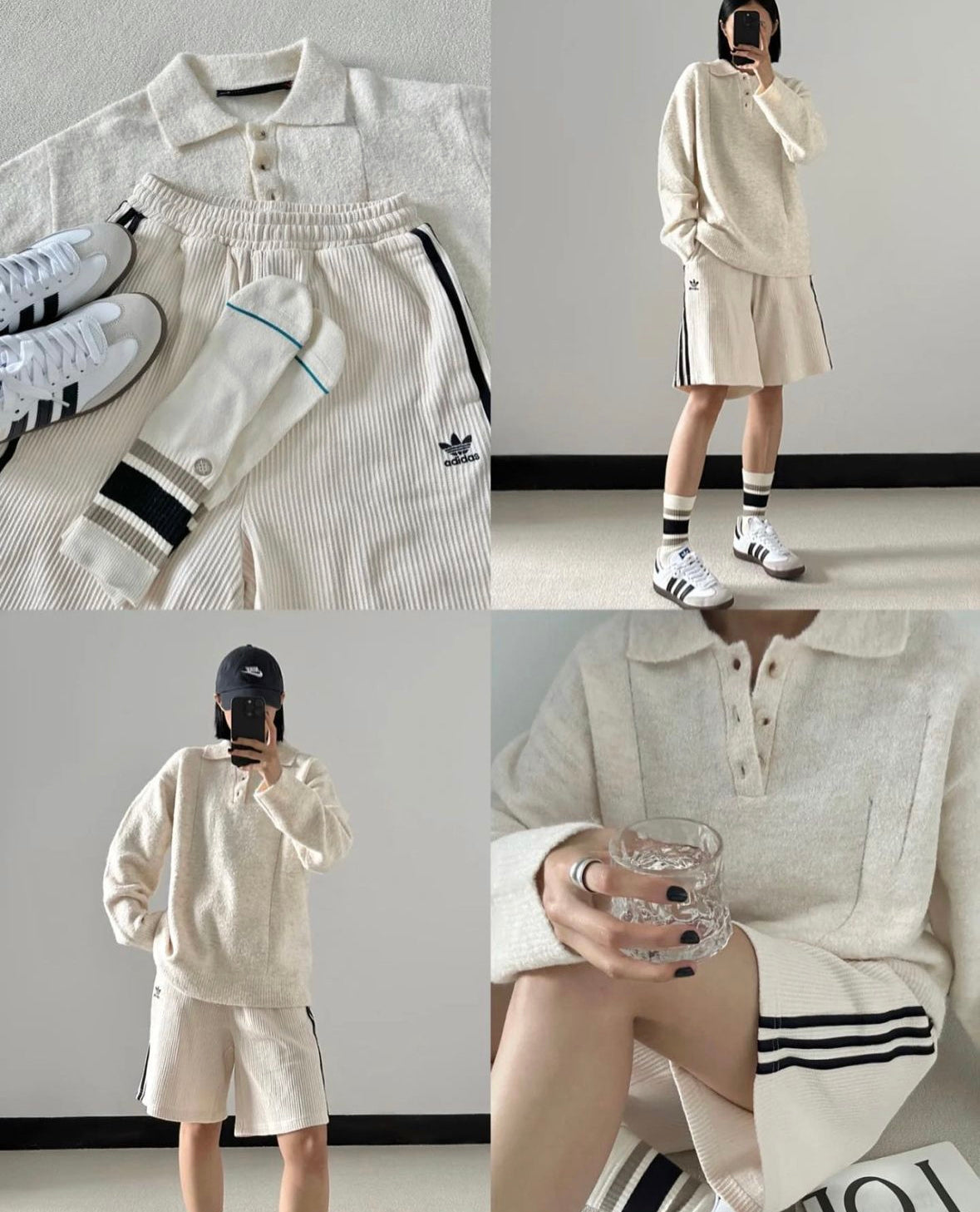 Adidas Bermuda shorts - Begie