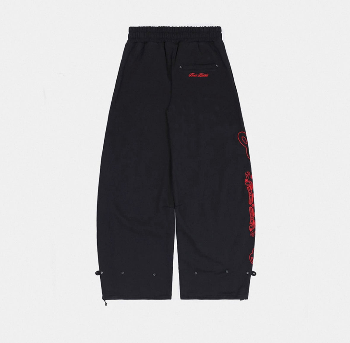 Badblood Mystic Capsule 2 Way Curved Jogger Trousers - Black