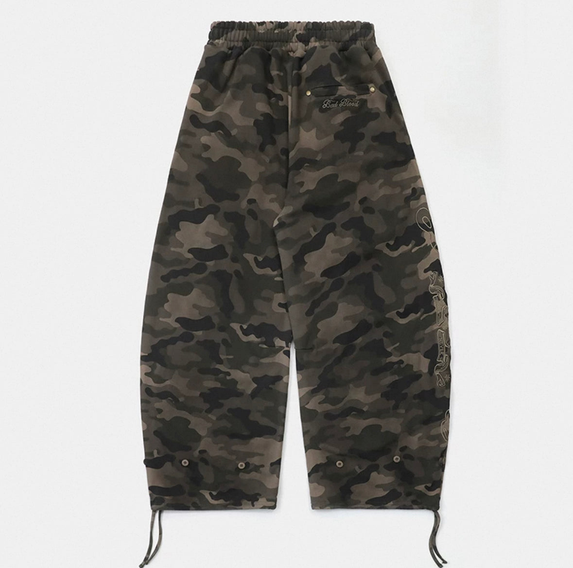 Badblood Mystic Capsule 2 Way Curved Jogger Trousers - 迷彩