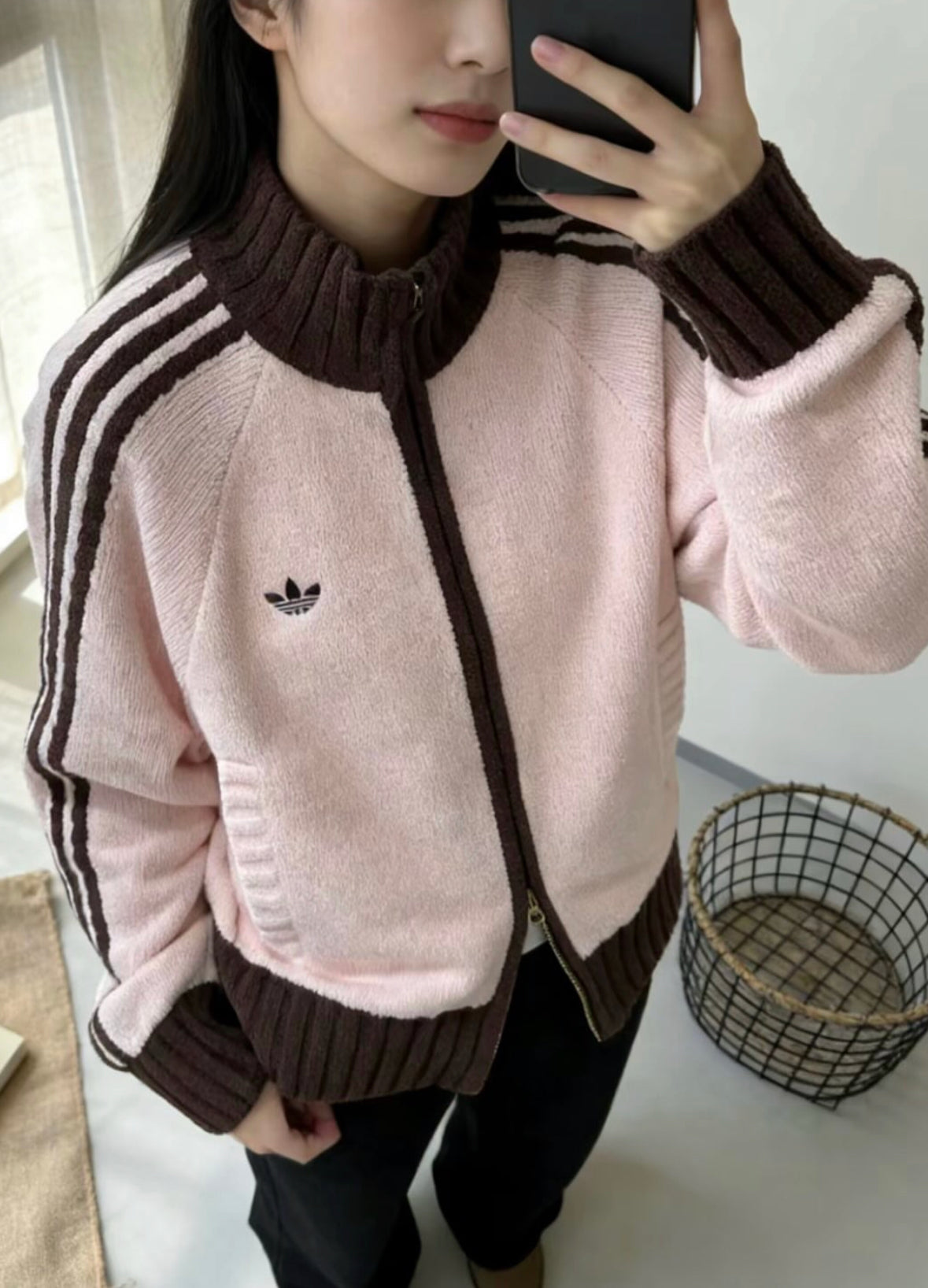 ADIDAS ORIGINALS KNIT TRACK TOP JACKET