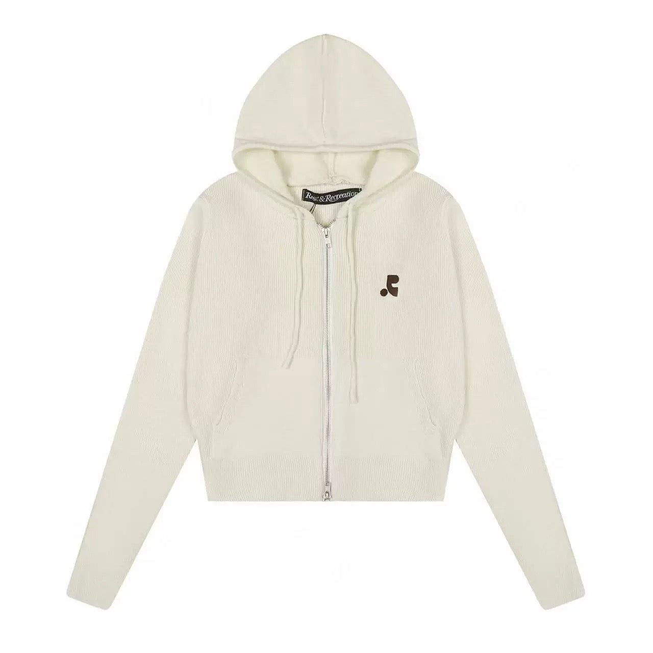 REST & RECREATION 2411 2WAY KNIT HOOD ZIP-UP