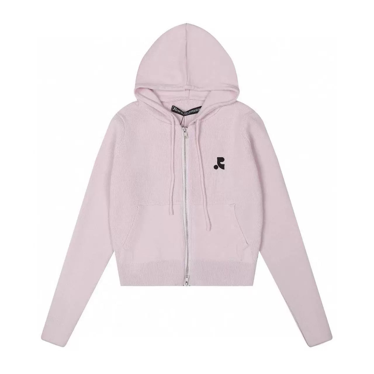 REST & RECREATION 2411 2WAY KNIT HOOD ZIP-UP