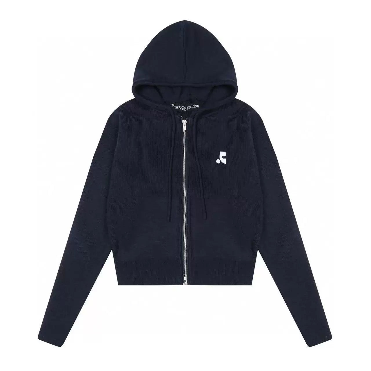 REST & RECREATION 2411 2WAY KNIT HOOD ZIP-UP