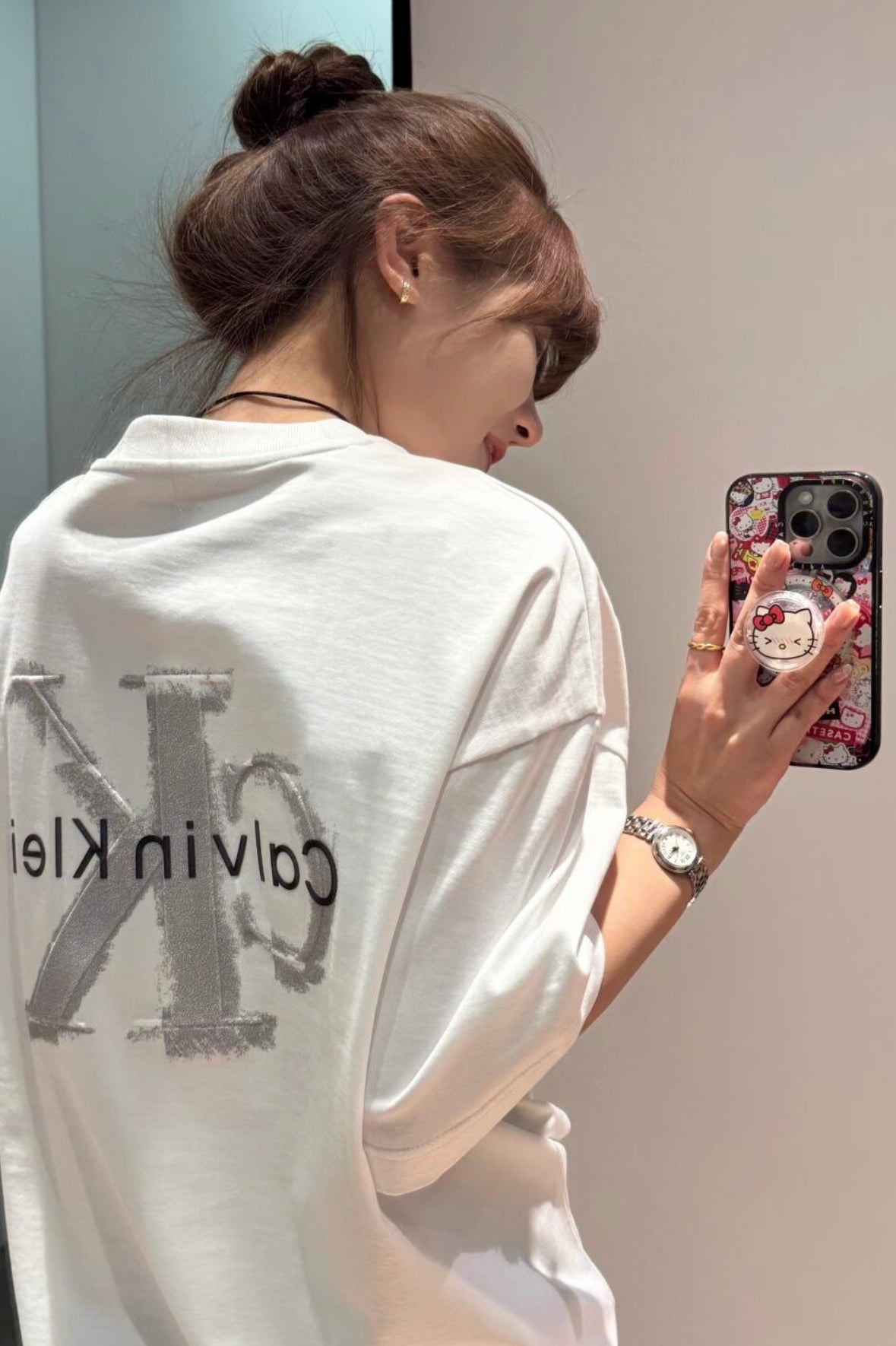 Calvin Klein Jeans Oversized Embossed Monogram Tee