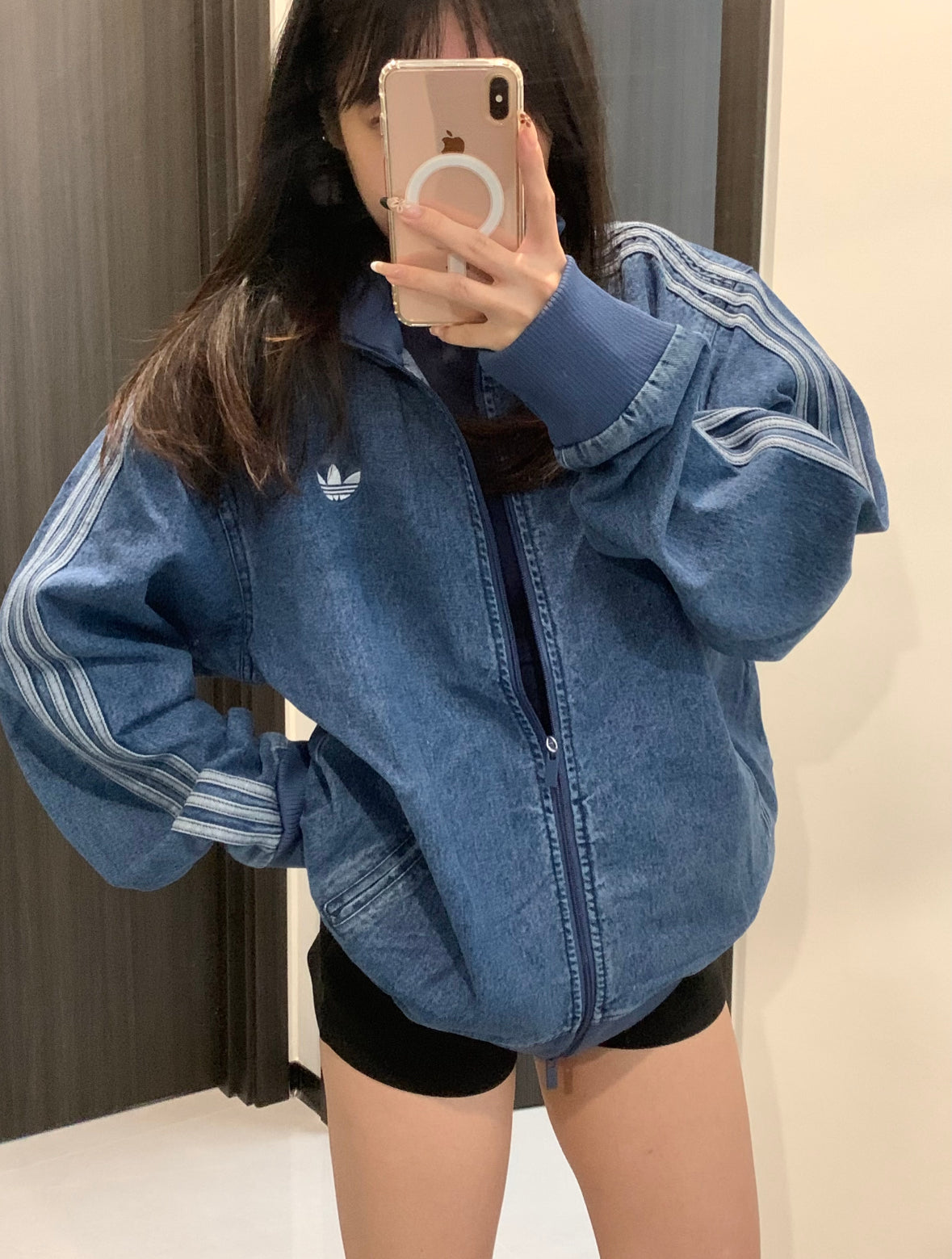 Adidas Originals Adicolor Denim Firebird Track Top