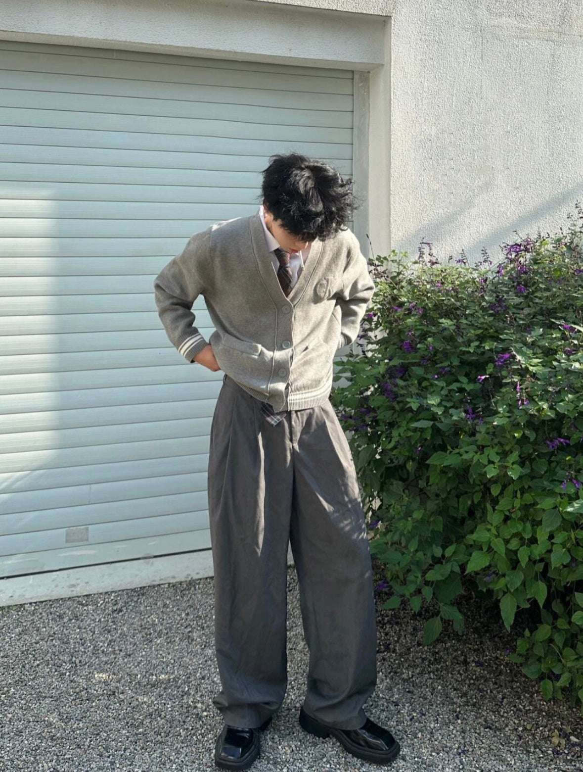 Ck 24ss Cardigan sweater - grey