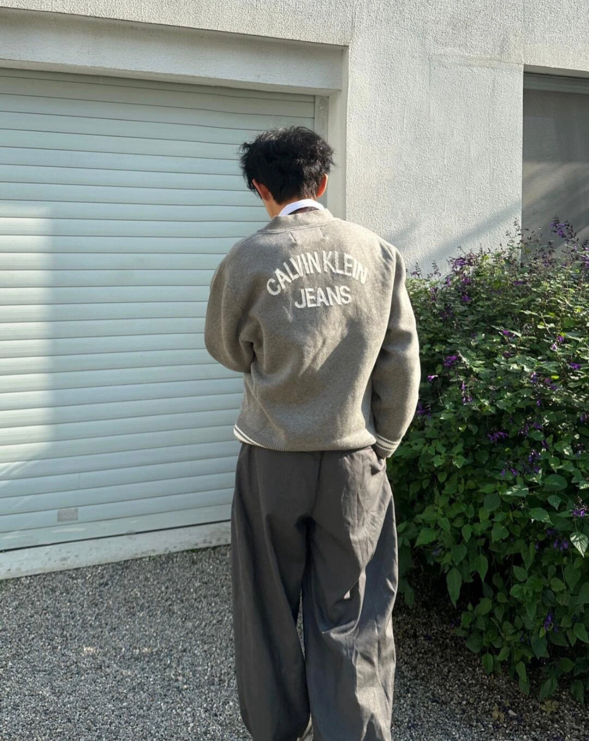 Ck 24ss Cardigan sweater - grey