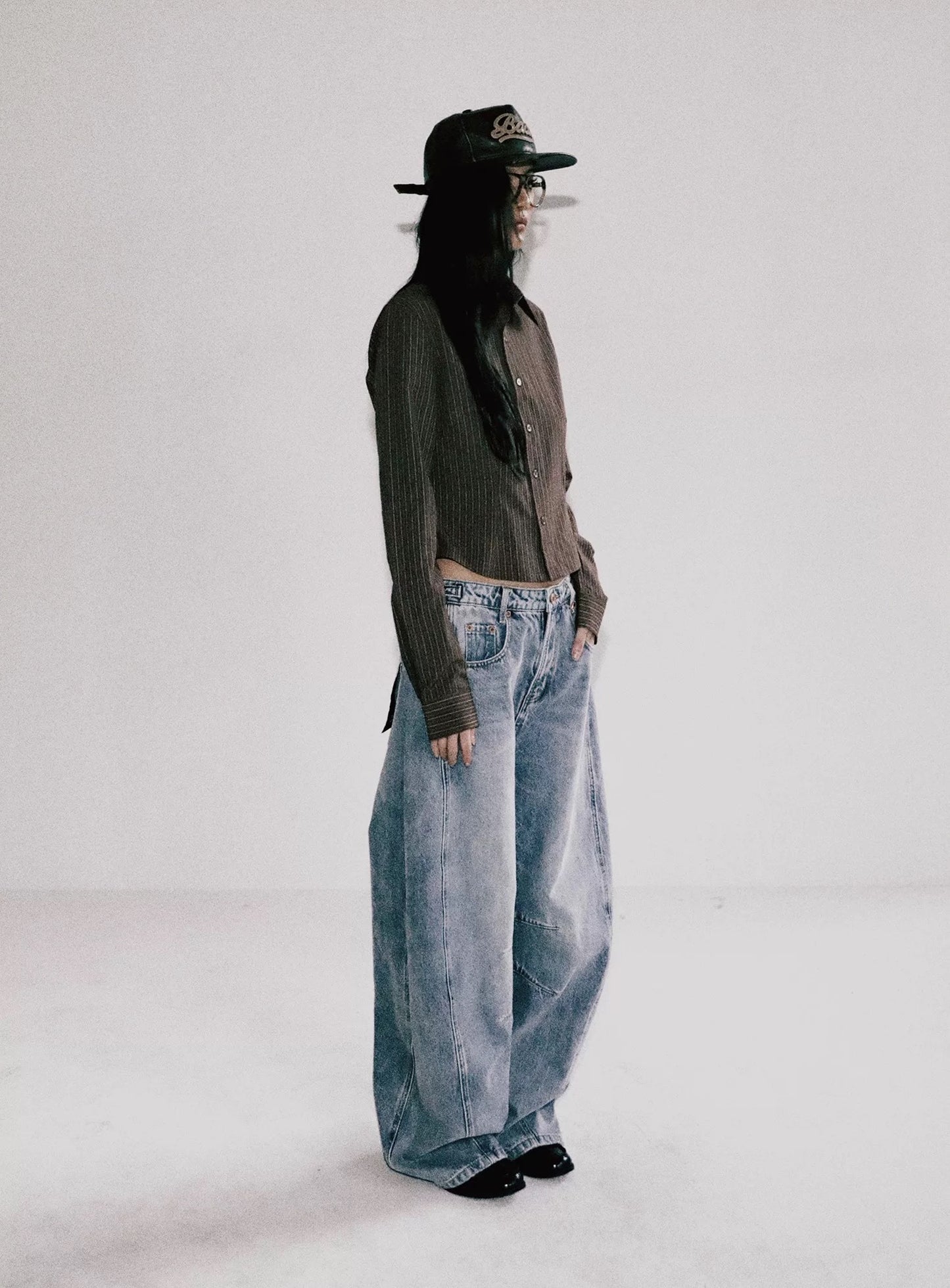 BADBLOOD CHARLIE BARREL JEANS