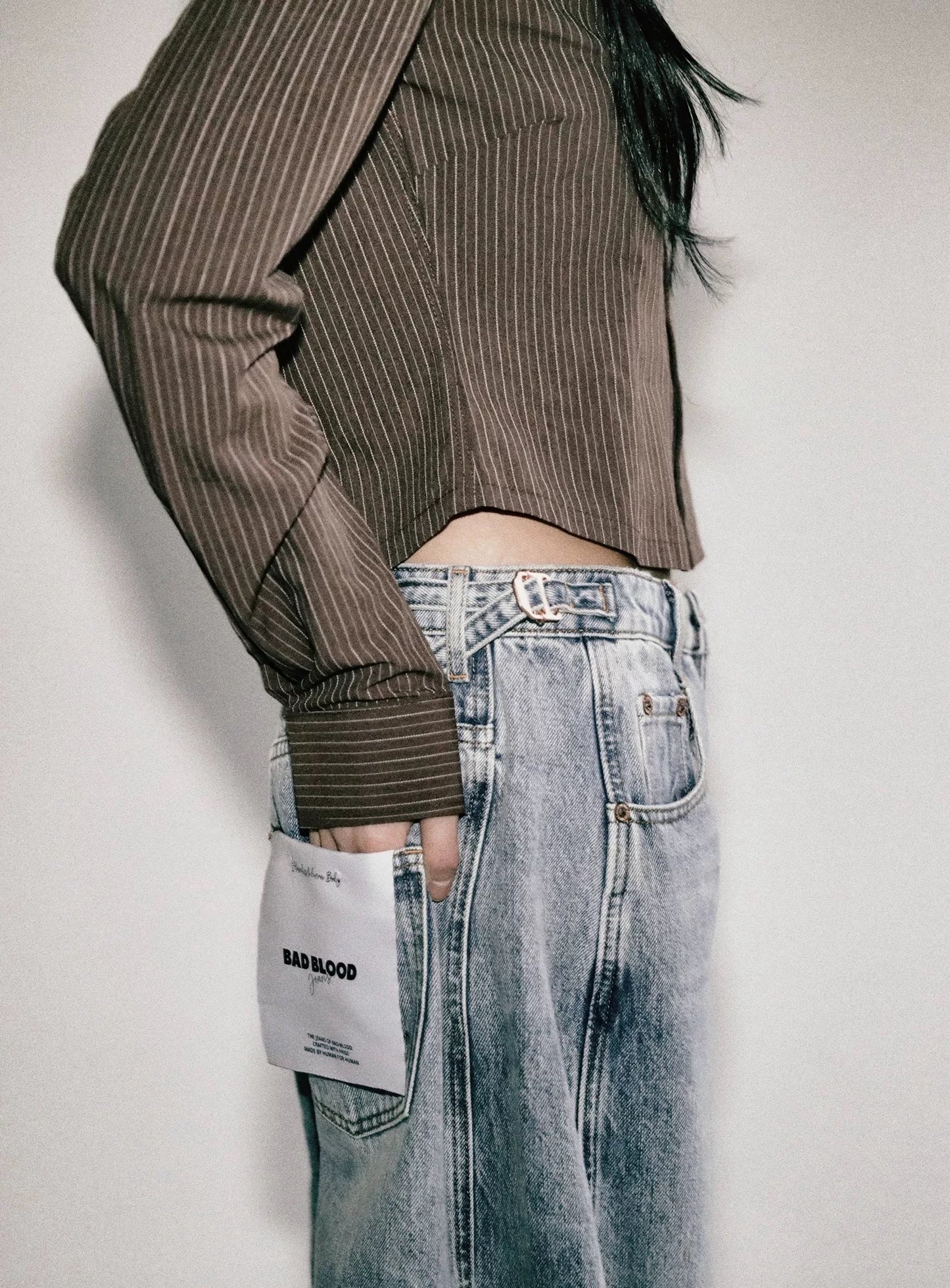 BADBLOOD CHARLIE BARREL JEANS