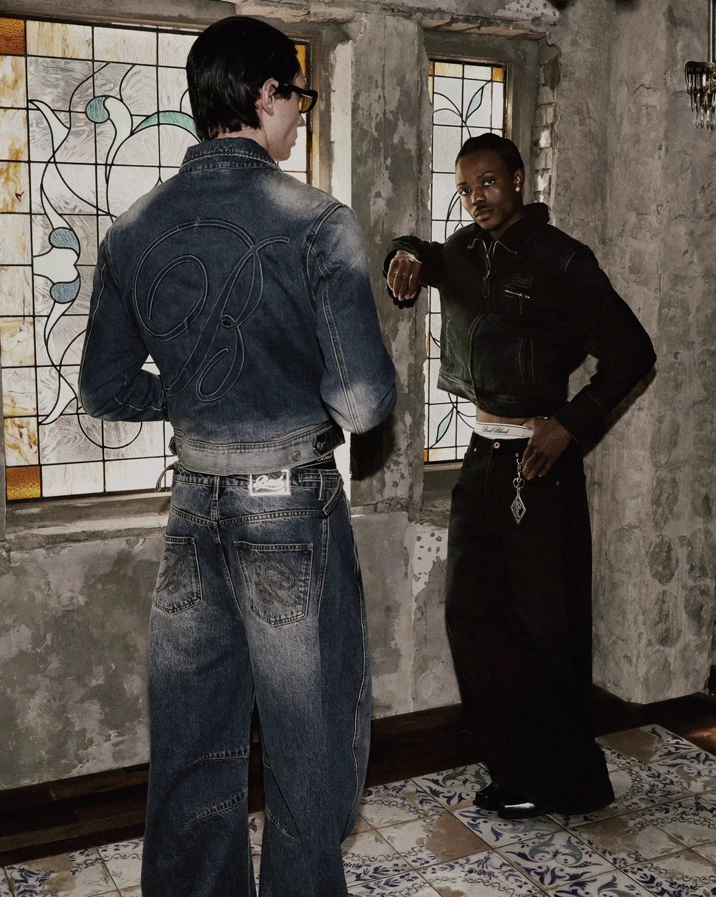 BADBLOOD CHARLIE BARREL JEANS