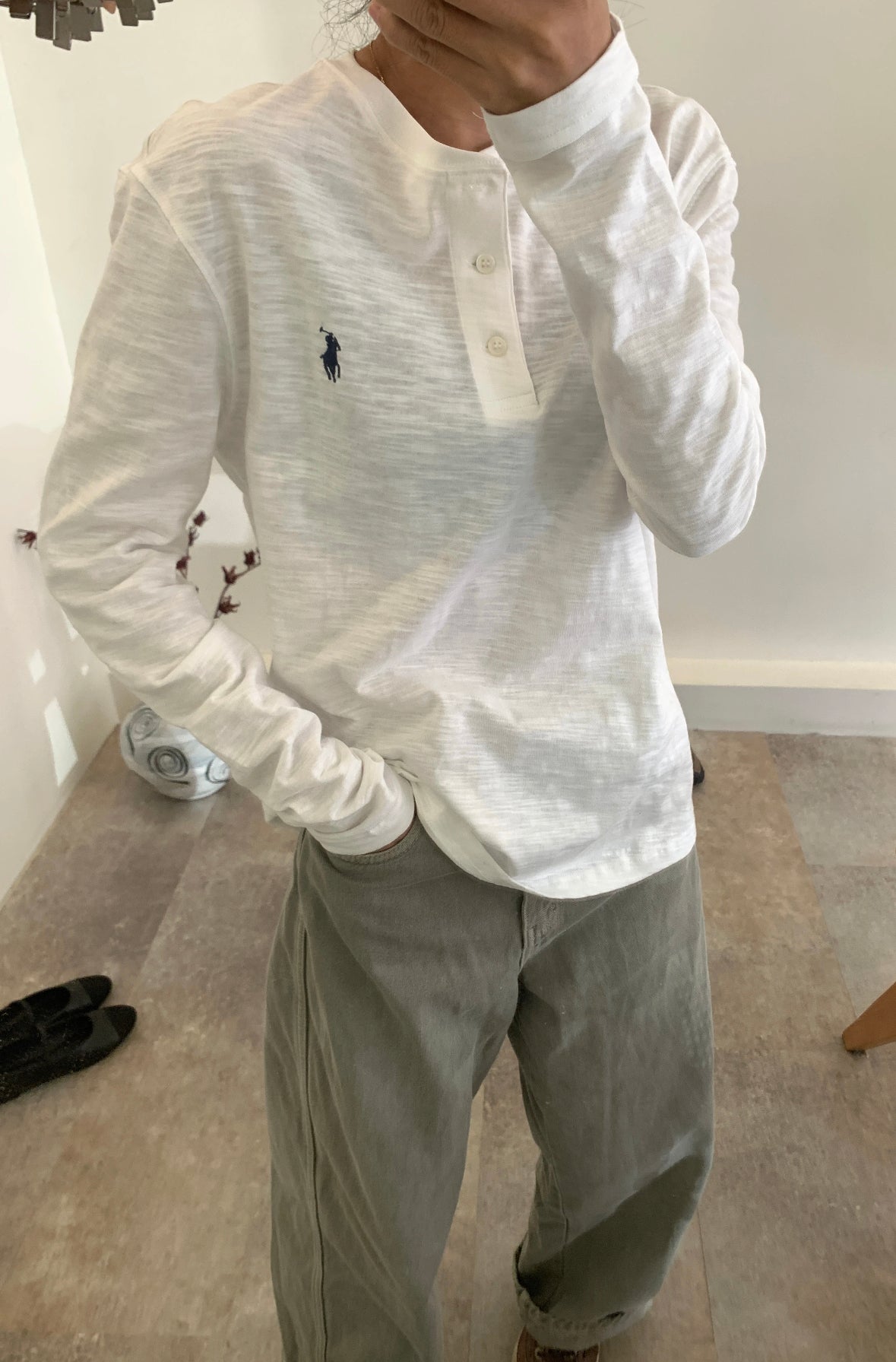 Polo long sleeve Henley T-Shirt