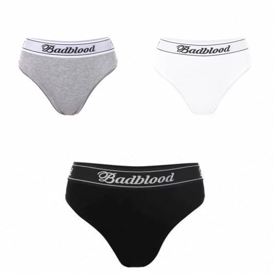 Badblood [w-pnt20-027]Modal Cotton Rib Underwear